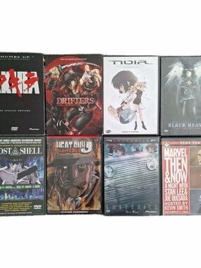 Assorted Anime & Media DVD Collection - Akira Drifters Ghost In The Shell